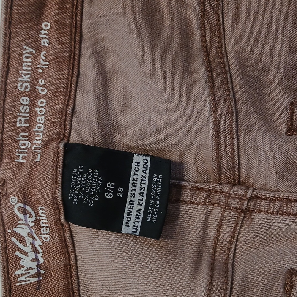 Mossimo Denim Pink High-Rise Skinny Jeans - Picture 4 of 4